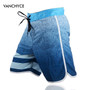 VANCHYCE  Summer Shorts Men Board Shorts Brand Swimwear Men Beach Shorts Men Bermuda Short Quick Dry Silver Men's Boardshorts