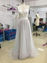 Beach Wedding Dress,Lace Bridal Gowns,Bridal Dress For Beach Wedding L300