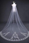 Beautiful Lace Appliques Tulle Long Wedding Veil V36