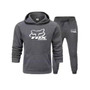 Casual Tracksuit Men 2 Pieces Sets Hooded Sweatshirts Autumn Men's Clothes Pullover Hoodies Pants Suit Print Sportwear