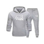 Casual Tracksuit Men 2 Pieces Sets Hooded Sweatshirts Autumn Men's Clothes Pullover Hoodies Pants Suit Print Sportwear