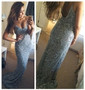 Spaghetti Straps Sexy Mermaid Sexy Charming Cocktail Party Prom Dress,PD0057