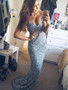 Spaghetti Straps Sexy Mermaid Sexy Charming Cocktail Party Prom Dress,PD0057