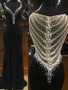 Beaded Sparkly Gorgeous Black Charming Prom Gown Dresses. PD00259
