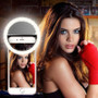 Selfie Ring Mobile Phone Clip Lens Light Lamp Litwod Led Bulbs Emergency Dry Battery For Photo Camera Well Smartphone Beauty