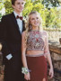 Fashion Gorgeous Two pieces Burgundy Sparkly Beading Rhinestone Mermaid Prom Gown Dresses,PD00028