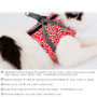 Pet Dog Cat Vest Outdoor Travel Harness Leash Set for Puppy Cat Rabbit Floral Pattern Kitten Walking Harnesses Pet Cat Products