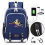 Movie Aladdin USB Charging canvas Backpack