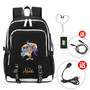 Movie Aladdin USB Charging canvas Backpack