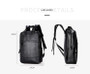 Fashion Men Waterproof PU Leather Travel Backpack