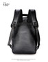 Fashion Men Waterproof PU Leather Travel Backpack