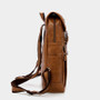 Vintage Designer Men Waterproof PU Leather Backpack