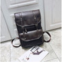 Fashion Men Waterproof Patchwork PU Leather Backpack