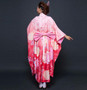 Top Quality Pink Japanese Women Novelty Evening Dress Vintage Kimono Yukata With Obi