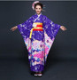 Top Quality Pink Japanese Women Novelty Evening Dress Vintage Kimono Yukata With Obi