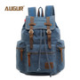 vintage canvas large capacity travel laptop backpack