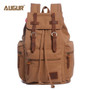 vintage canvas large capacity travel laptop backpack