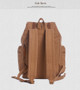 vintage canvas large capacity travel laptop backpack