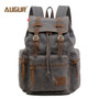 vintage canvas large capacity travel laptop backpack