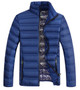 men`s light cotton padded parka winter jacket