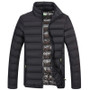 men`s light cotton padded parka winter jacket