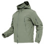 Winter Soft Shell Hunt Jackets Army Removable Hooded Windbreaker