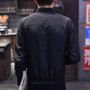 Casual Slim Stand Collar Bomber Jacket