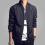 Casual Slim Stand Collar Bomber Jacket