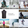 Men's USB Rechargeable Winter-Proof Heating Vest.  The ideal gift for him this Winter!