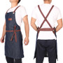 Denim Apron with Adjustable Cotton Straps