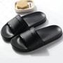 Summer Home Men Slippers Simple Black White Shoes Non-slip Bathroom Slides Flip Flops Couples Indoor Women Platform Slippers