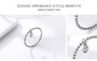 Hot Sale 100% 925 Sterling Silver Lovely Smile Face Dangle Finger Rings for Women Sterling Silver Jewelry Gift SCR147