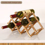 Collapsible Wooden Wine racks bottle cabinet stand Holders wood shelf organizer storage  for retro  display cabinet