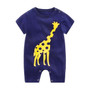 2020 Cheap cotton Baby romper Short Sleeve baby clothing One Piece Summer Unisex Baby Clothes girl and boy jumpsuits Giraffe