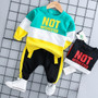 LZH Infant Clothing 2021 Autumn Spring Clothes For Newborn Baby Boys Clothes Set Hoodie+Pants 2pcs Outfit Kids Costume Baby Suit