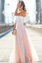 A Line/Princess Floor Length Jewel Neck Sleevelss Appliques Evening/Prom Dress P51