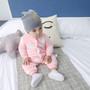 Autumn & Winter Newborn Baby Clothes Dinosaur Print Baby Boy Romper Warm Infant Baby Boy Girl Soft Fleece Jumpsuit Pajamas