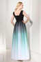 A Line Floor Length V Neck Sleeveless Mid Back Prom Dress,Formal Dress O16