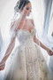 Sweetheart Mermaid Off the Shoulder Appliques Wedding Dress with Beading W483