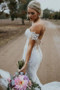 Stunning Sweetheart Mermaid Lace Appliques Wedding Dress Sweep Train W474