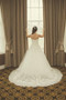 Strapless Sweetheart Ball Wedding Gowns,Sweep Train Appliques Beading Wedding Dress OMW53