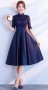 Spring New Long Sleeves Bridesmaid Evening Dress