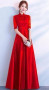 Spring New Long Sleeves Bridesmaid Evening Dress