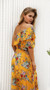 Summer Floral Print Off Shoulder High Waist Beach Maxi Dress