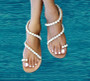 Summer Bohemian Beach Beading Flat Sandals Shoes