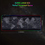 Premium XL Extended LED Mouse Pad - World Map