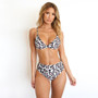 Two Colors Leopard High Waist Ladies Bikini Two-piece