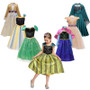 Anna Dress For Girl Kids Princess Dress Up Frock Children Carnaval Cosplay Costumes Teenager Girl Halloween Party Robe