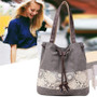 Ladies Canvas Totes Casual Large Portable Shopping Bag  Shoulder Bags