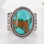 Large Vintage Boho Antique Color Ring